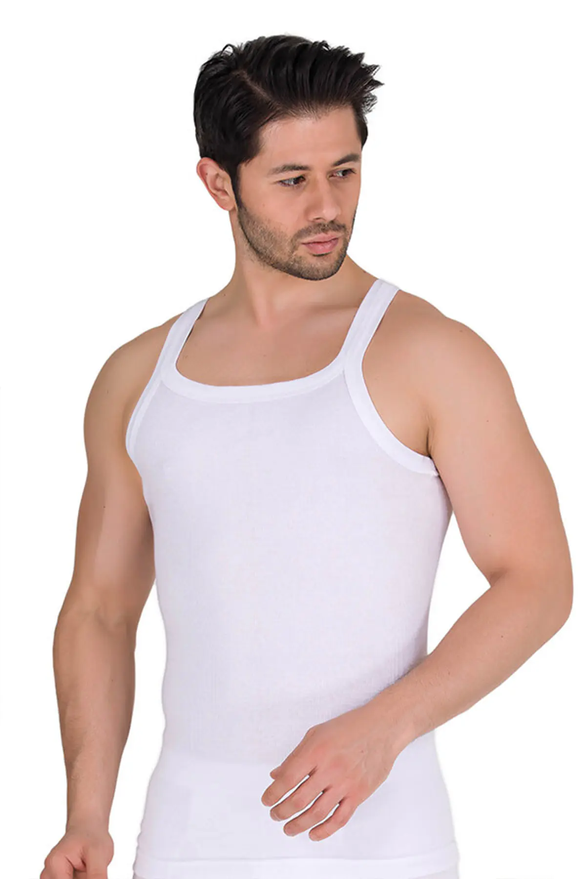 Berrak Berrak 1044 Erkek Kaşkorse Atlet — Beyaz