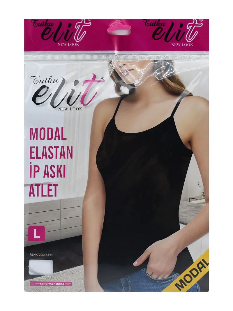 Tutku Tutku Elit 2001 Modal Elestan Bayan İp Askılı Atlet