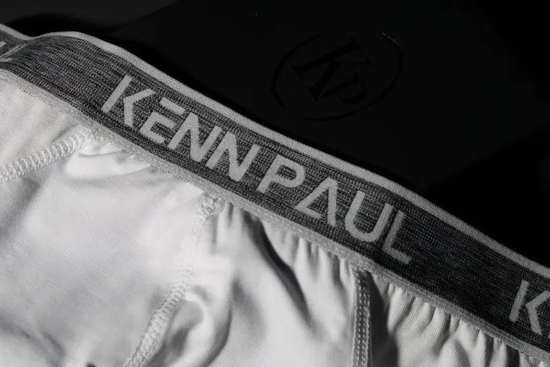 Kenn Paul Erkek Düz Pamuklu Beyaz Boxer | Slip Boxer