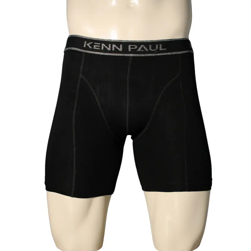 Kenn Paul Bambu Uzun Paçalı Sporcu Boxer -Siyah, Nefes Alır, Konforlu