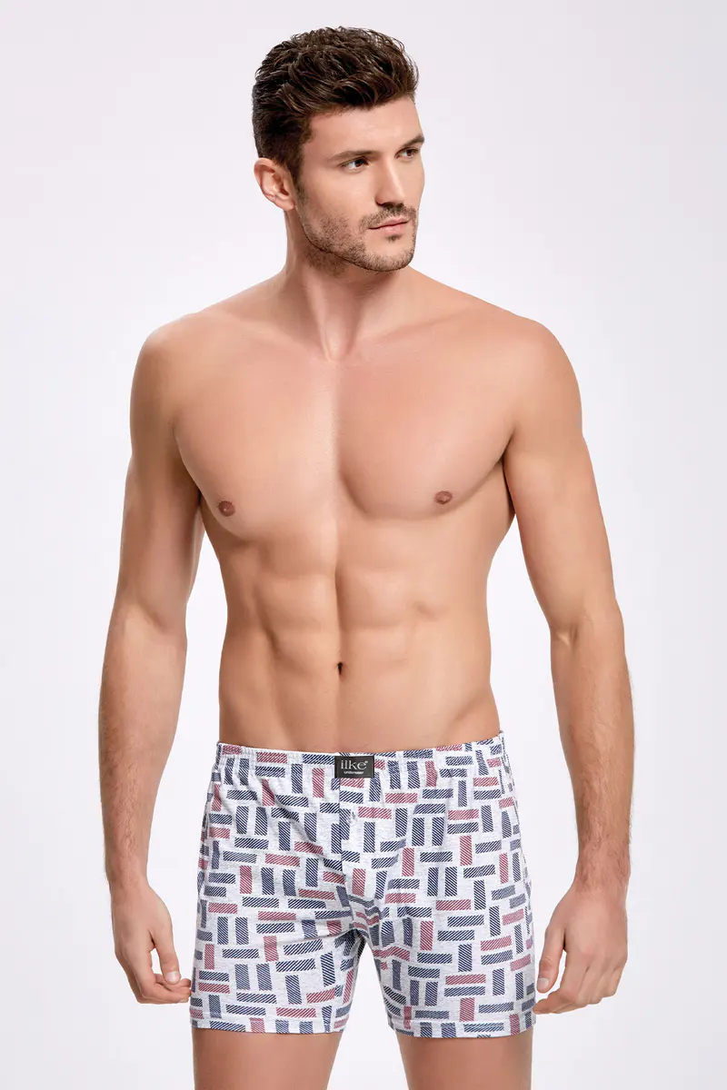 İlke %100 Pamuk Empirme Boxer