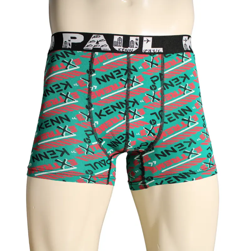 Kenn Paul Erkek KP Desenli Pamuklu Boxer | Dayanıklı Kumaş | Rahat Boxer |