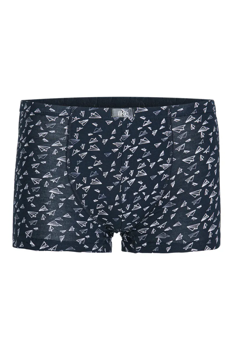 İlke Desenli Modal Boxer