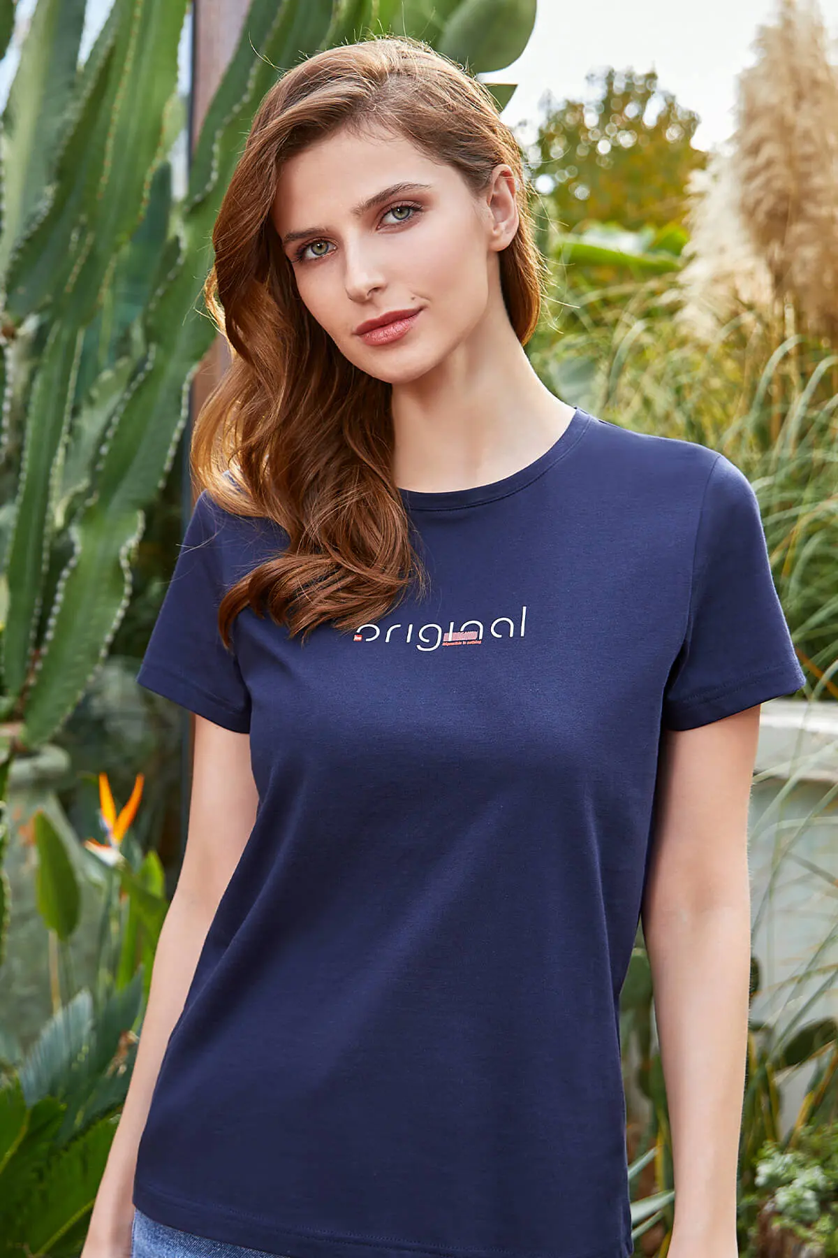 Berrak Berrak 8150 Kadın T-Shirt — Lacivert