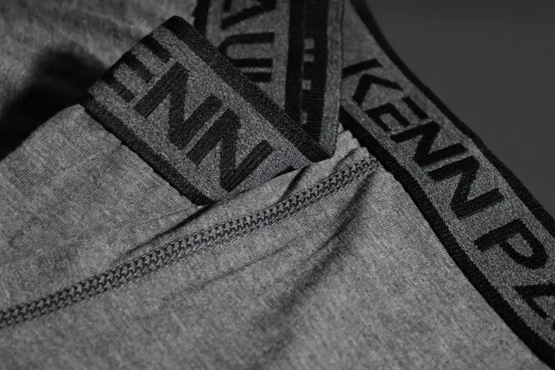 Kenn Paul 3'lü S->6XL Erkek Düz Gri Ton Pamuk Boxer Büyük Beden Fitted