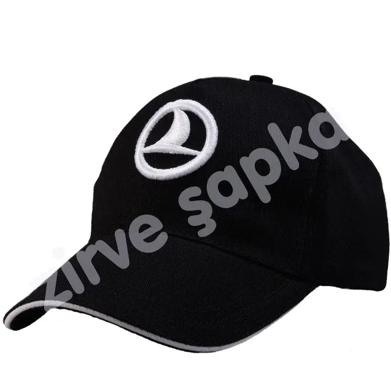 Zirve Şapka Siperi Sandviçli Şapka — Sandviçli Şapka Siyah