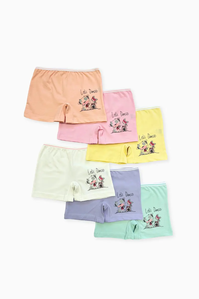 Berrak Berrak 5622 Kız Çocuk 6'lı Boxer