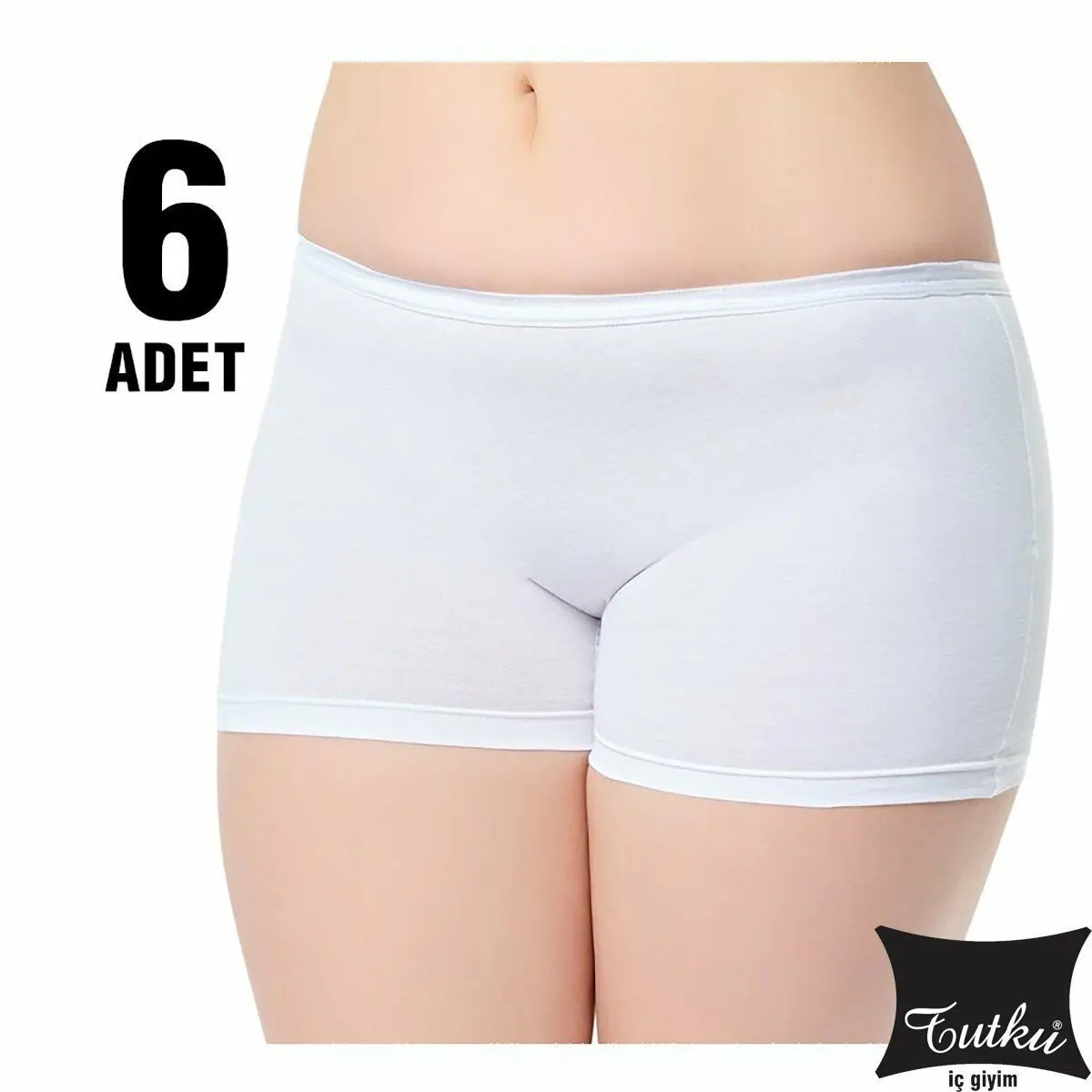 Tutku Tutku 0154 Bayan Boxer Şort 6'lı