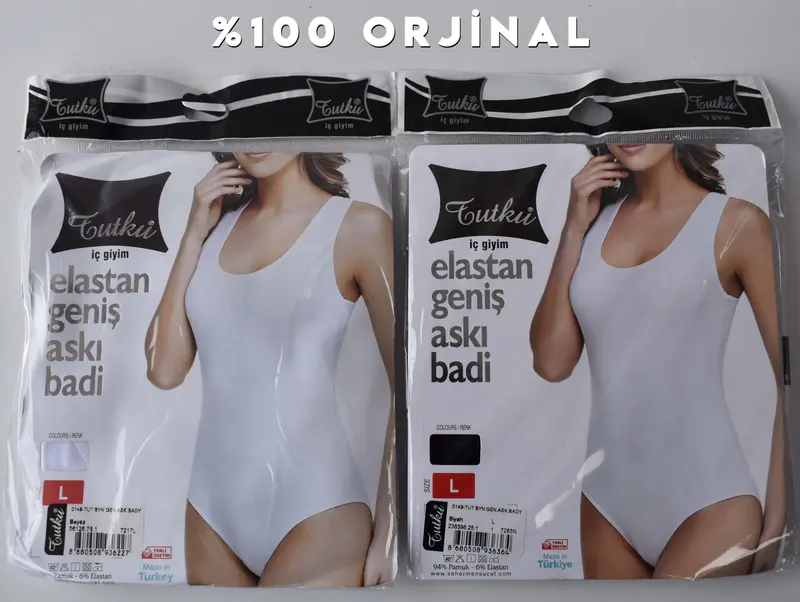 Tutku Tutku 0149 Bayan Kalın Askılı Çıtçıtlı Badi (Kancalı)