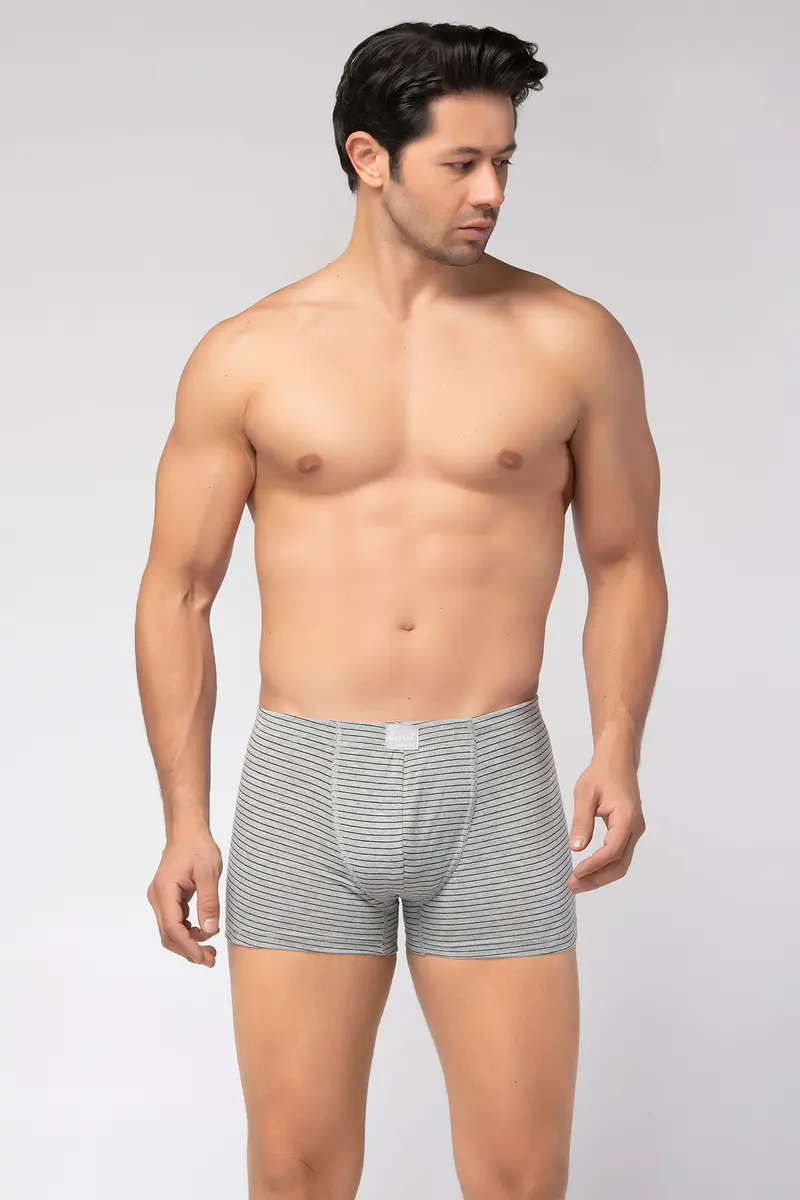 Berrak Berrak 4411 Erkek Boxer — Gri Melanj