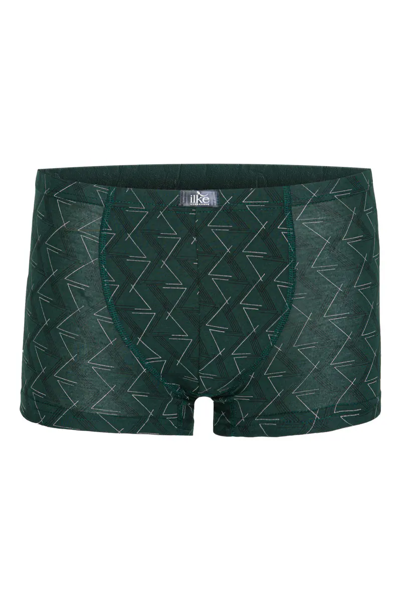 İlke Desenli Modal Boxer