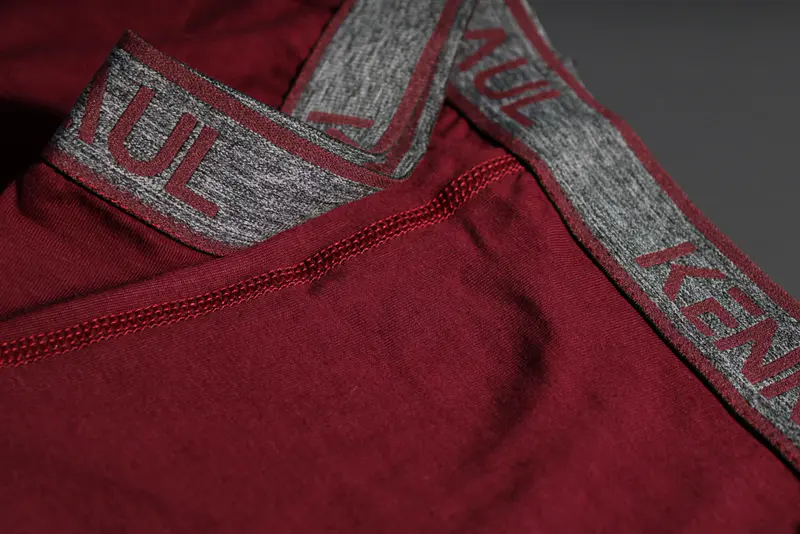 Kenn Paul Erkek Bordo Düz Pamuklu Lüks Boxer Yumuşak