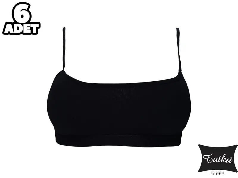 Tutku Tutku 0847 Kız Çocuk Pedli Alıştırma Sütyen 6'lı