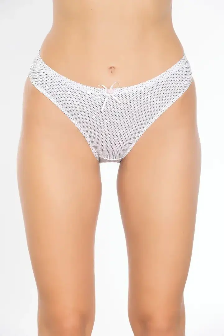 Tutku Tutku 0728 Küçük Puantiyeli Bayan Bikini 12'li