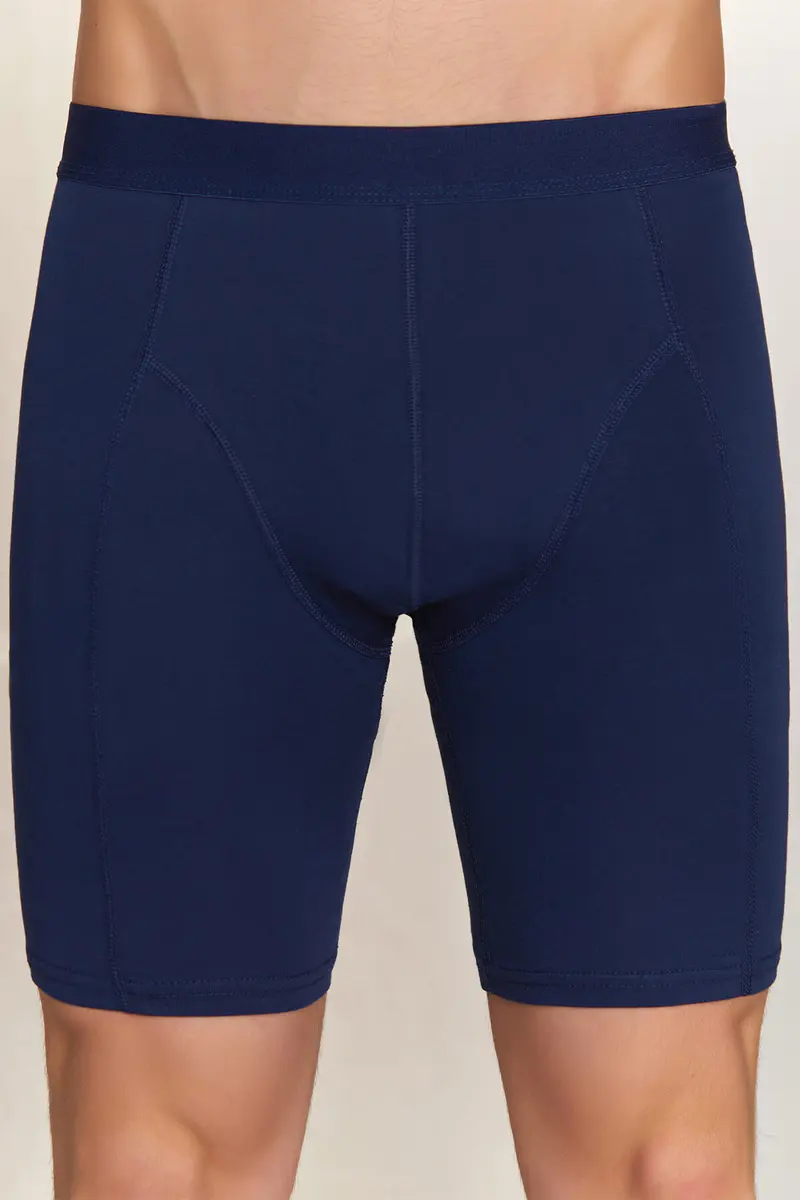 Berrak Berrak 1125 Erkek Uzun Boxer — Lacivert