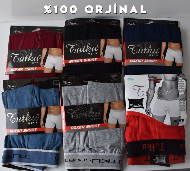 Tutku Tutku Erkek Elestan Spor Boxer