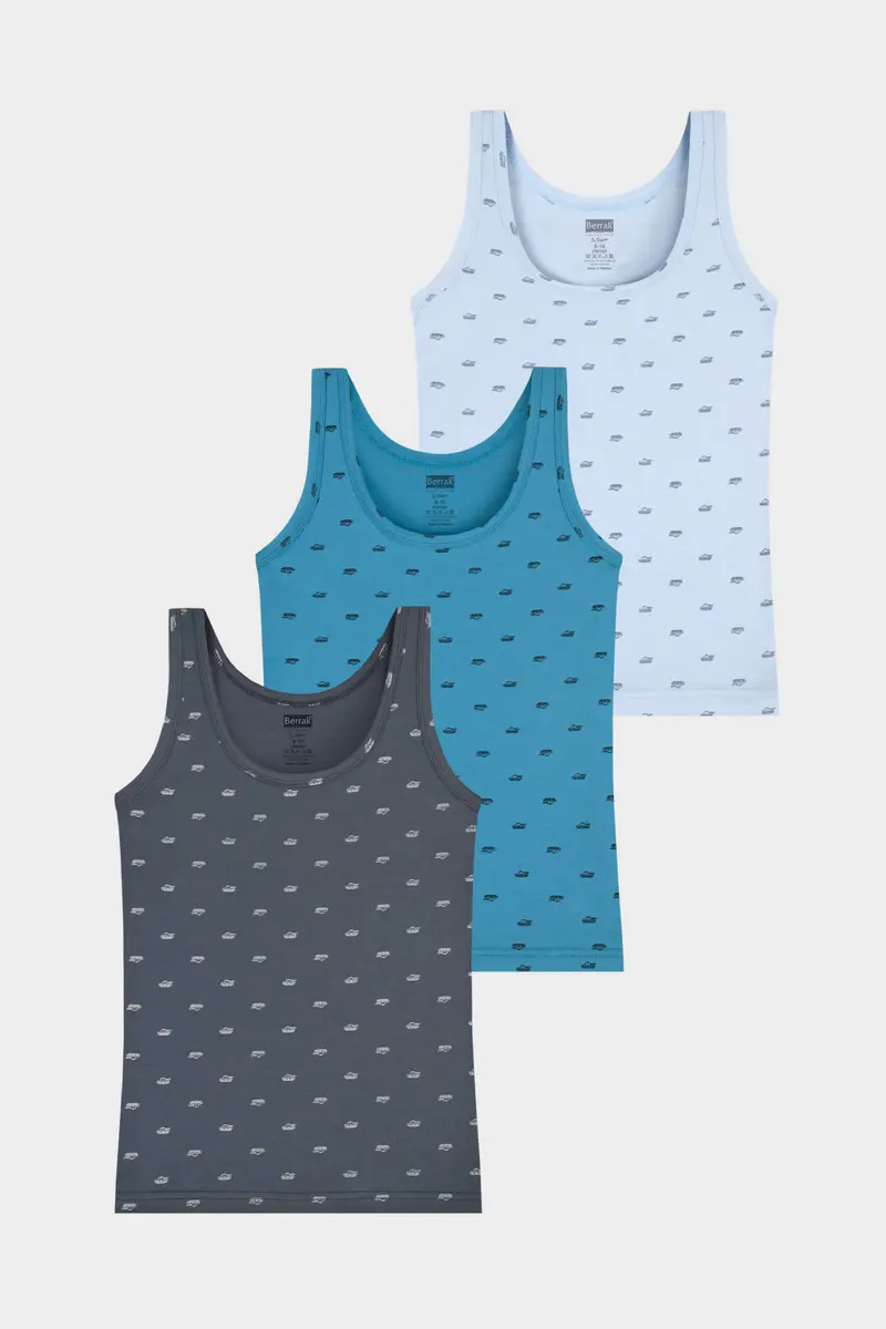 Berrak Berrak 5074 Erkek Çocuk 3'lü Atlet