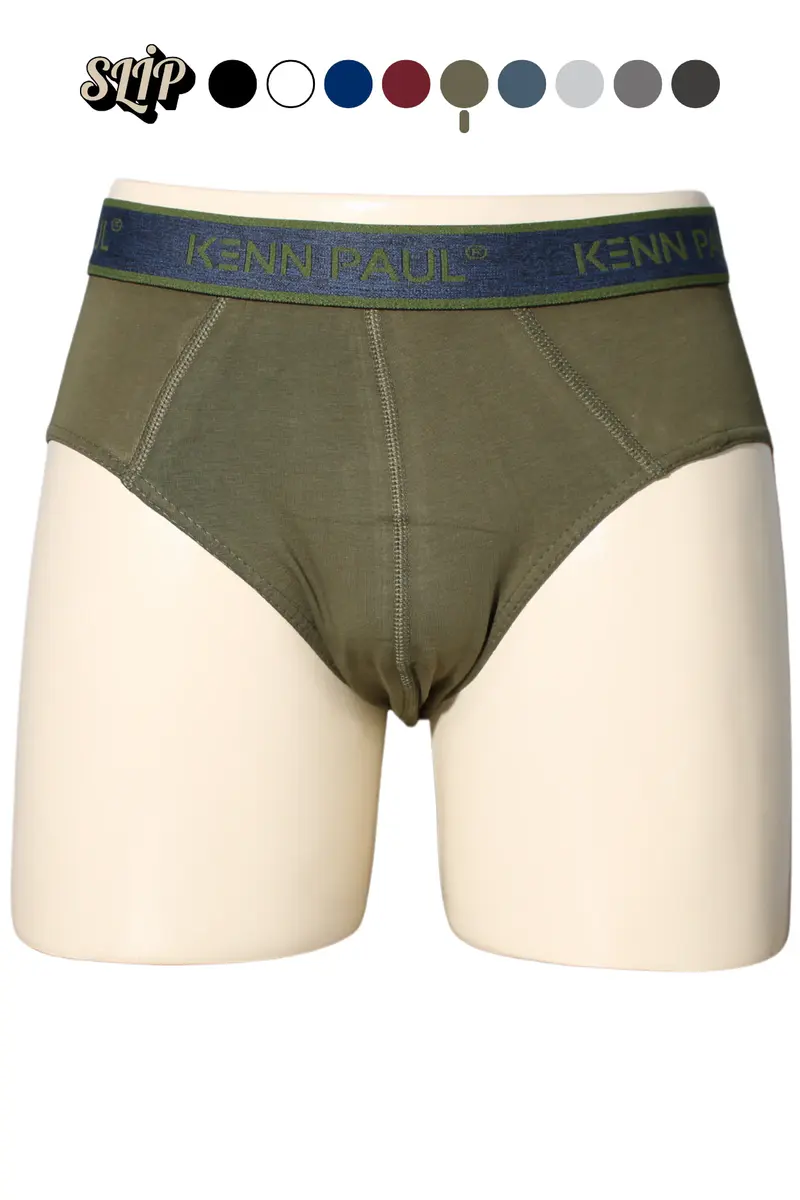 Kenn Paul 3'lü Erkek Düz Pamuklu Renkli Boxer | Slip Boxer