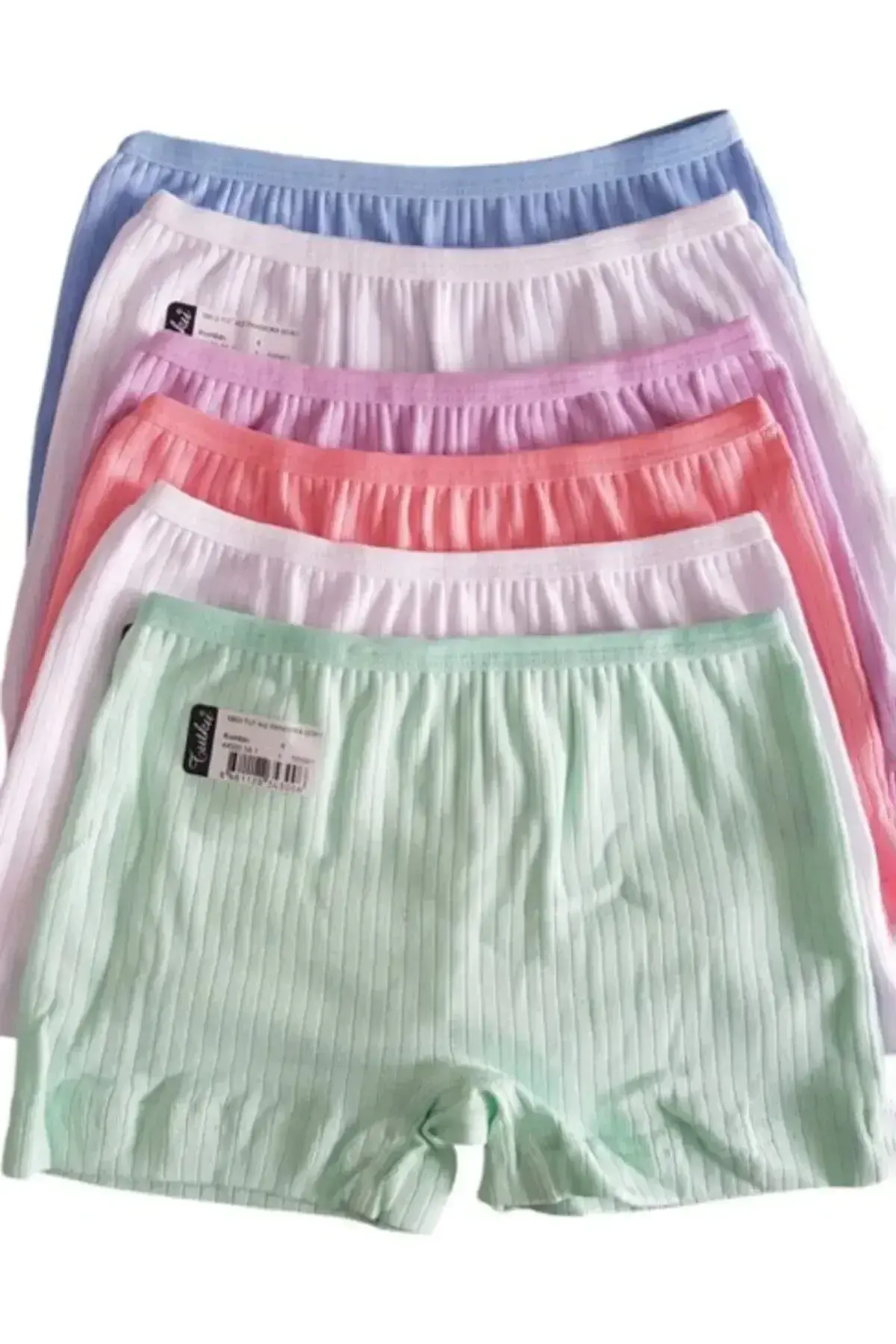 Tutku Tutku 0853 Pandora Kız Çocuk Boxer Şort 6'lı