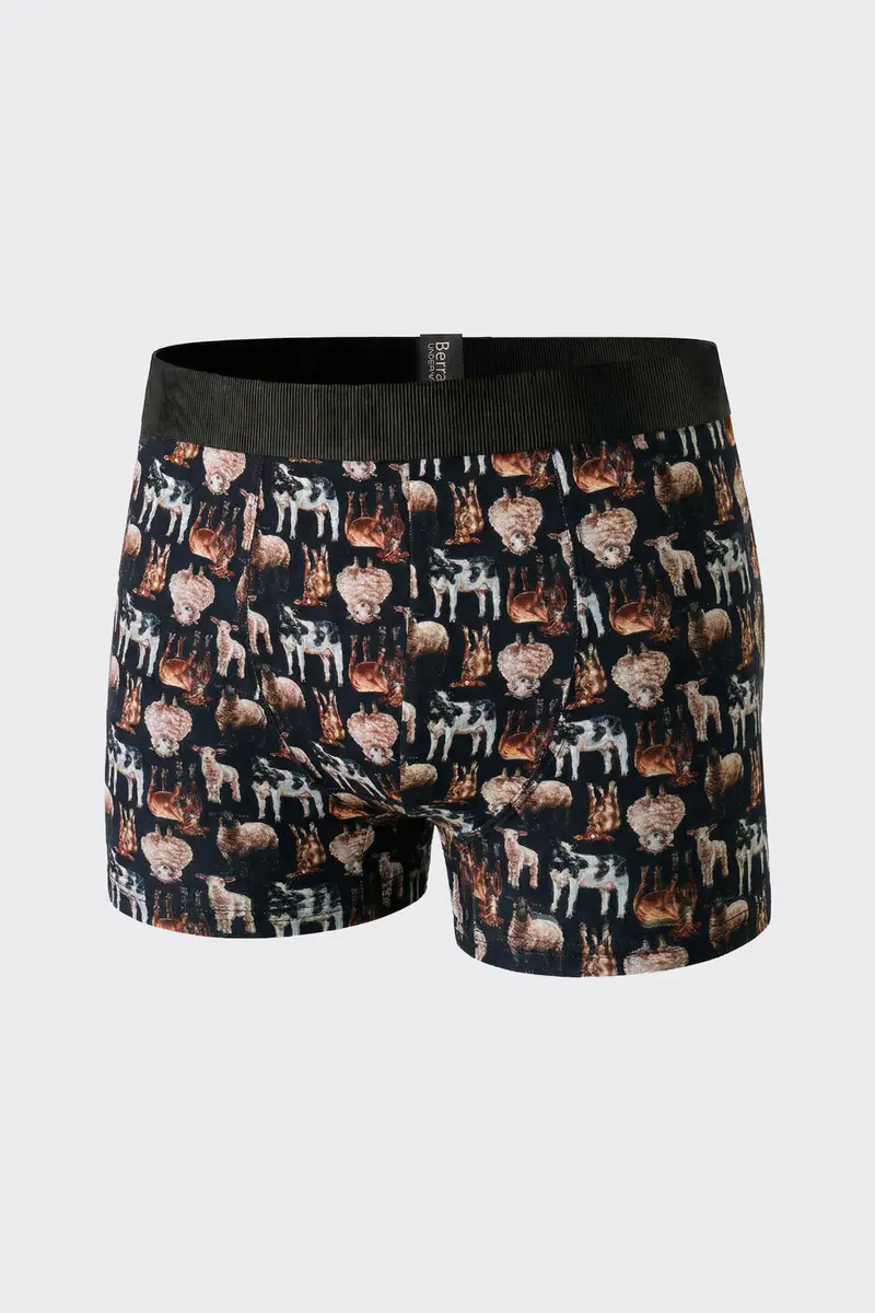Berrak Berrak 4431 Dijital Erkek Boxer — Desen-3