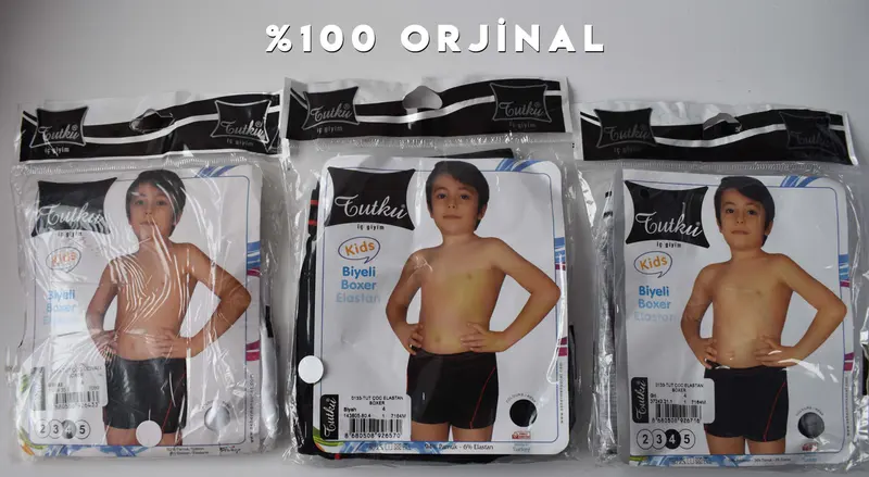 Tutku Tutku Erkek Çocuk Likralı Boxer